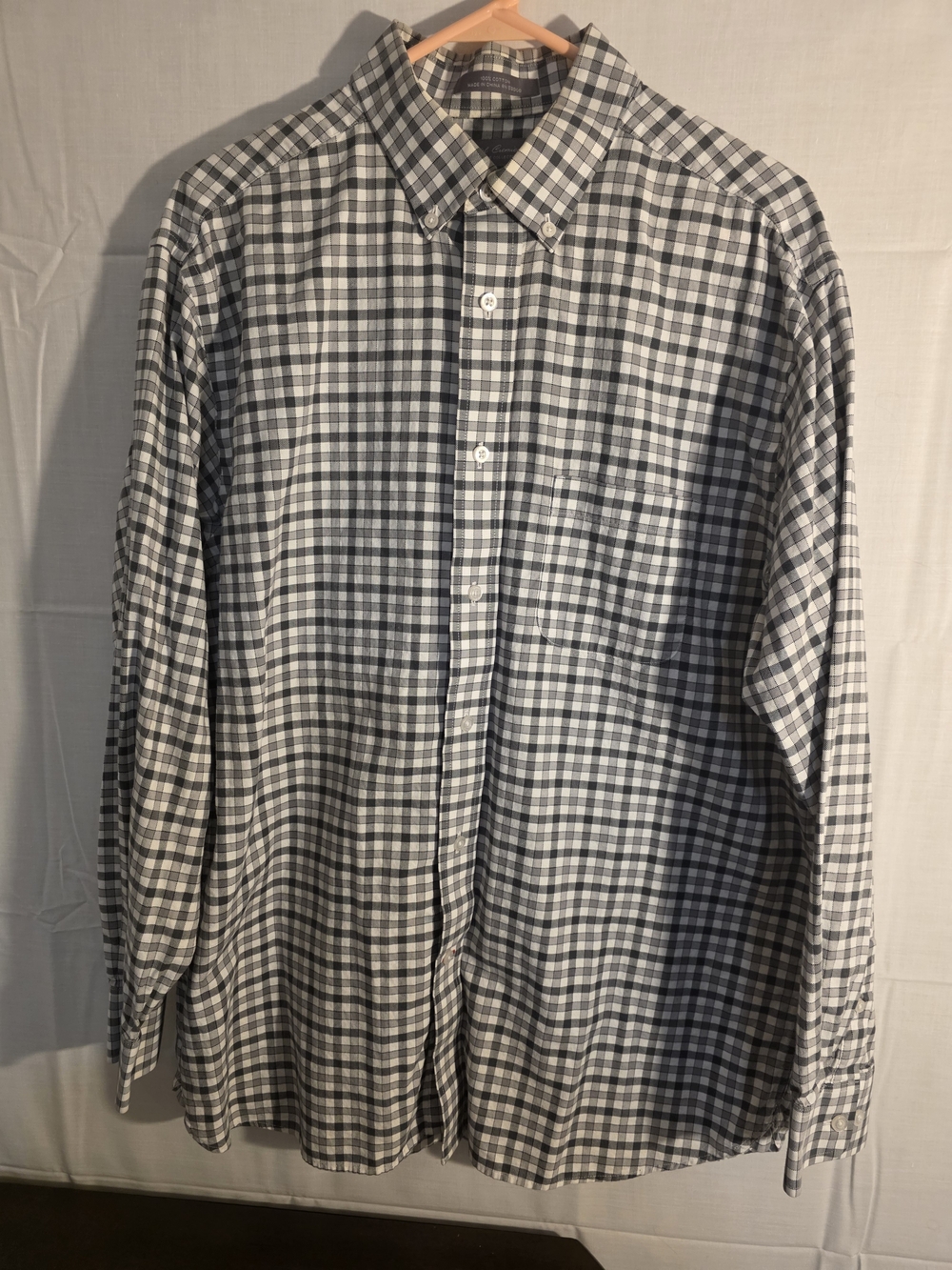 Daniel Cremieux Signature Collection Button-Down 100% Cotton Shirt Sz L